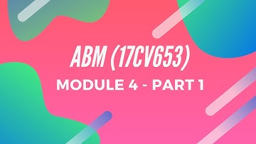 Alternative Building Materials, Module 4, Part 1