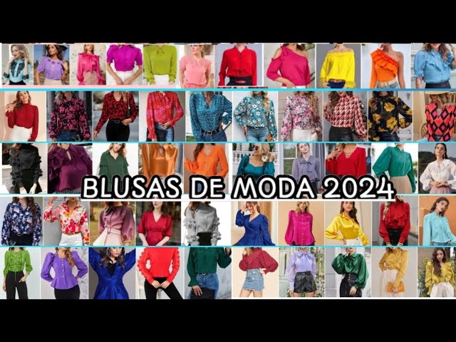 BLUSAS BONITAS DE MODA 2023 / MODELOS NUEVOS DE BLUSAS ELEGANTES