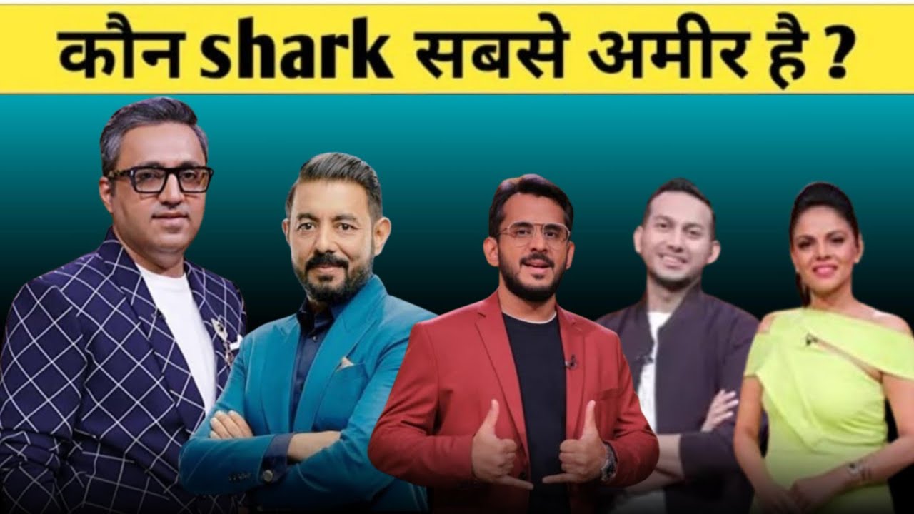 7 Richest Sharks In Shark Tank India ! - YouTube