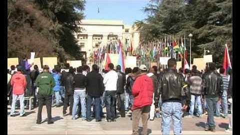 ERITREANS DEMONSTRATION IN GENEVA SWITZERLAND 25/03/2011 N°2