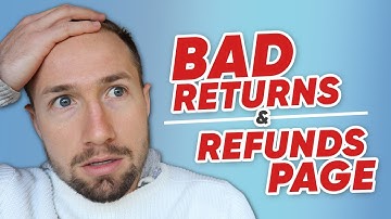 Google Merchant Center Suspensions - Returns & Refunds Page