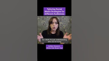 Tailoring Social Media Strategies for Different Audiences