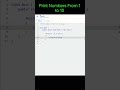 Print Numbers From 1 to 10 #coding #programming #java