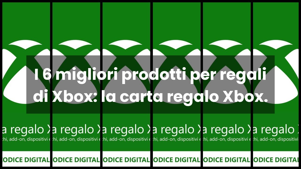 CARTA REGALO XBOX】I 6 migliori prodotti per regali di Xbox: la carta regalo  Xbox. 