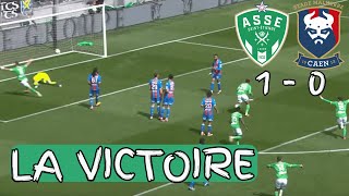 ASSE 1 - CAEN 0 Les Verts ne lâchent rien !!