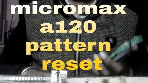 Micromax A120 hard reset