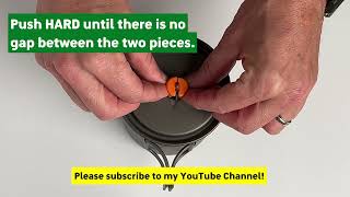 Toaks Pot Knob Instructions