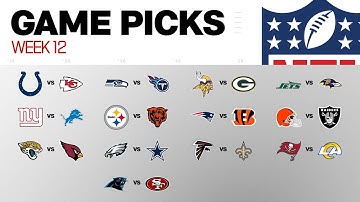 NFL Game Picks Week 12