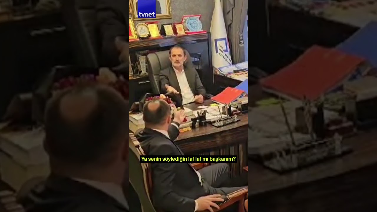 Düzce'de devir teslim töreninde kavga çıktı Düzce'nin Kaynaşlı ilçesinde belediye başkanlığı