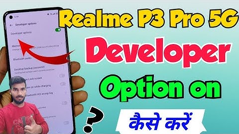Realme p3 pro 5g me developer option kaise show kare | realme p3 pro 5g developer option setting