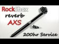 Rochshox reverb axs dropper post 200 hr service guide watch to avoid the damage seen in this