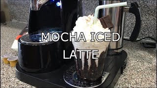 ICED MOCHA LATTE TUTORIAL - How to make Iced Mocha Latte