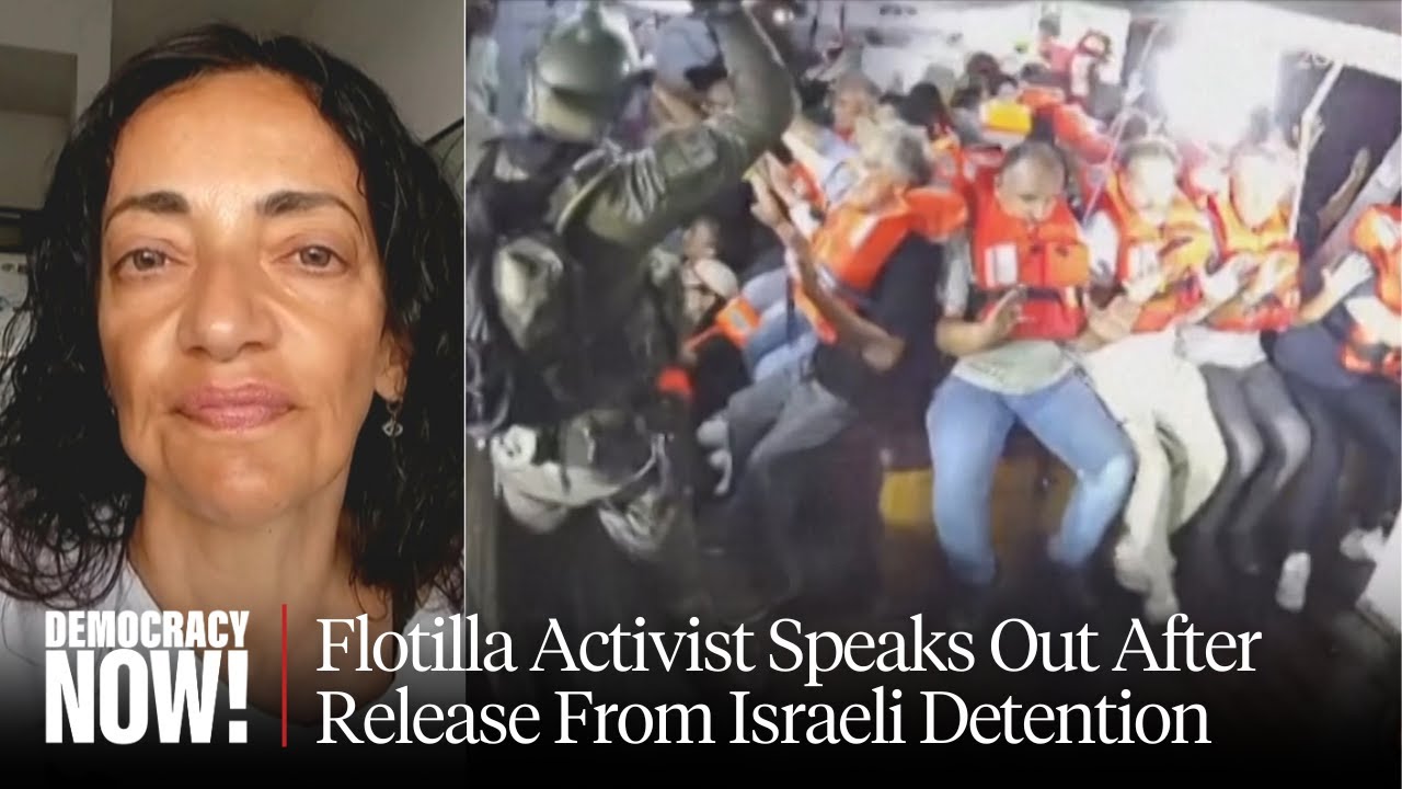 Gaza Flotilla Activist Slams "Israeli Piracy on the High Seas" After Aid Ship Seized in Int'l Waters