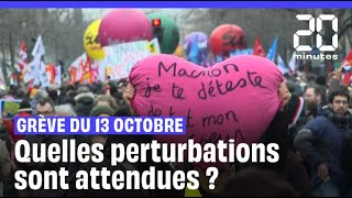 Grève du 13 octobre : Quelles perturbations sont attendues ?