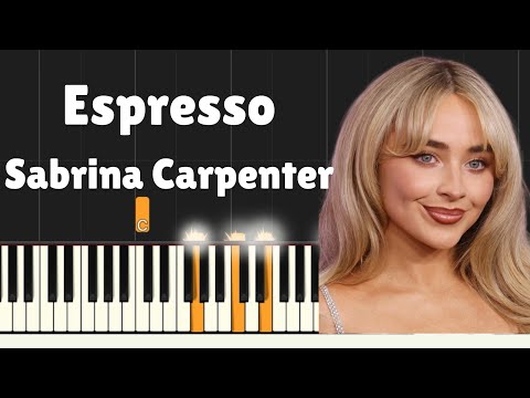 Espresso  (Piano Tutorial Academy - Dr. Doron Kima - Easy Accompaniment) - Sabrina Carpenter