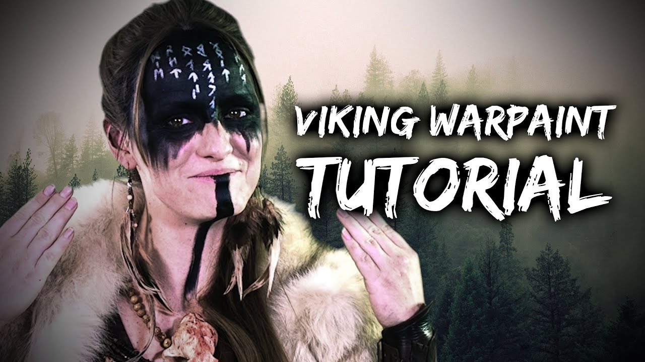 Viking Warpaint Makeup Tutorial Larp No 1 Episode Videos