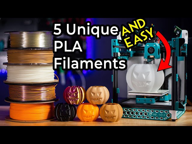 5 Unique and Easy PLA filaments class=