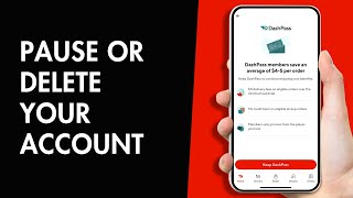 How to Pause or Delete your DoorDash account