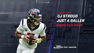 CJ STROUD - JUST A BALLER - WK 2 ROOKIE FILM STUDY #texans #houstontexans #houston