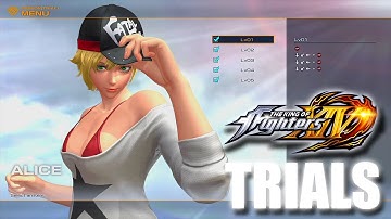 KING OF FIGHTERS XIV Alice TRIALS