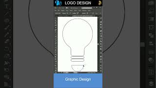 Bulb Logo Design Illustrator Tutorial #shorts