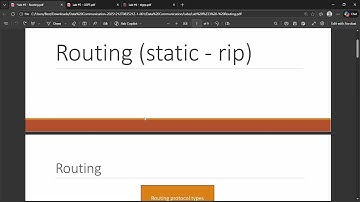 Revision - Configure Cairo branch - Configure Damietta branch || Data communication project part 1