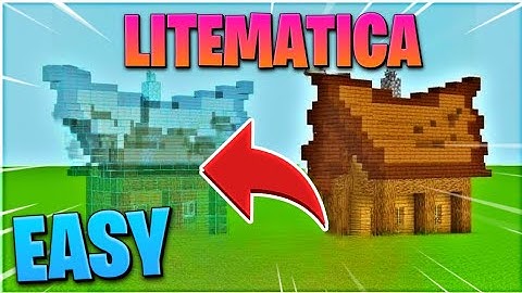 How To Make LITAMATICA In MCPE  BEDROCK Hologram #litematica #Schematic #creeper