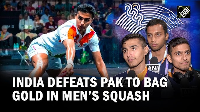 Asian Games: India beat Pakistan in Men's Team Squash Final | The Quint - YouTube