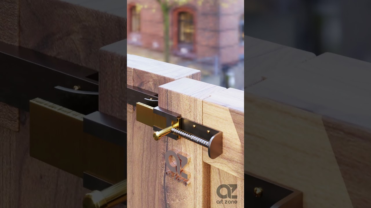 Sleek and Premium Automatic Latch Lock with a Minimalist Design 