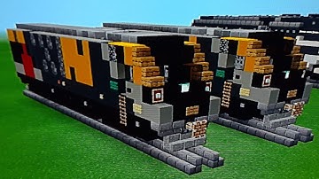 Minecraft Via Rail Canada Siemens SC-42 Charger Train Tutorial