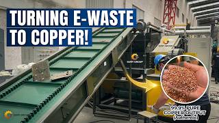 High Efficiency PCB Motherboard Recycling Line | E-Waste PCB Processing System