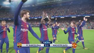 Pes 2018 master league mu vs barcelona