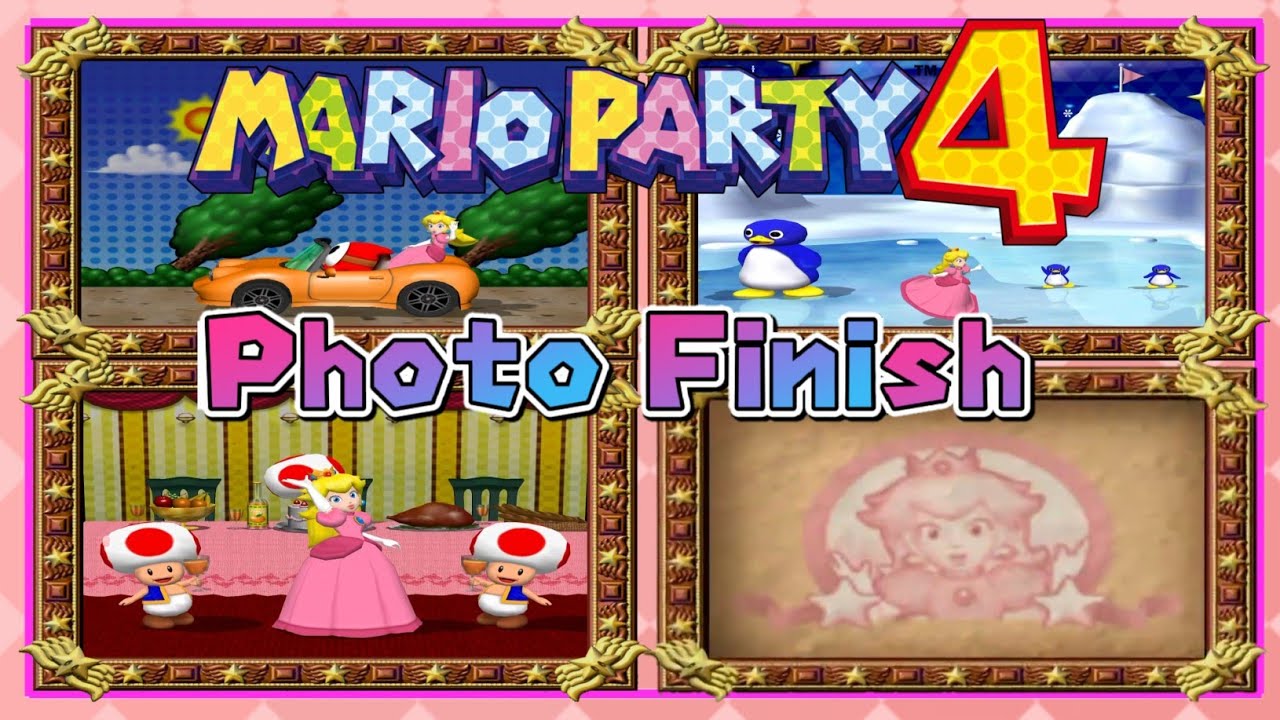 Mario Party 4 Princess Peach in Photo Finish YouTube