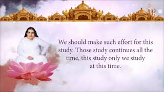 Experience everything from Baba - Mamma's Murli