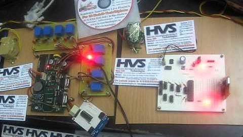 ARM7 LPC2148 micro controller based 8 Relay board controlling using Wireless RF