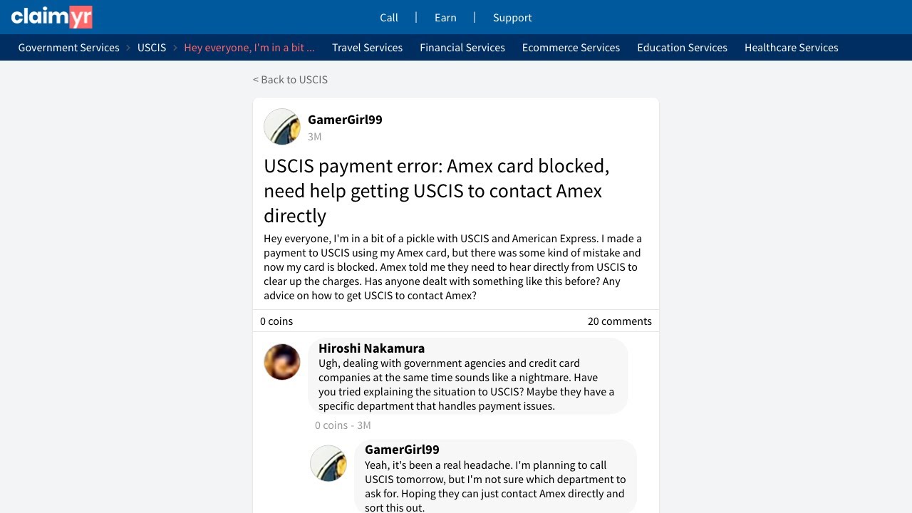USCIS How to Fix Blocked Credit Card Payment Issues Step by Step Guide