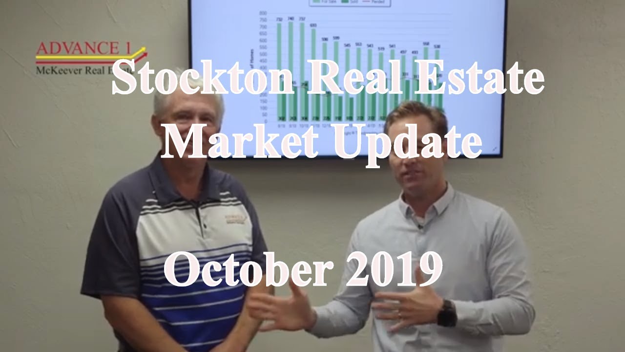 Stockton Real Estate Monthly Market Update October 2019 YouTube