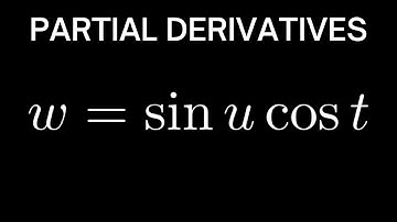 Find the Partial Derivatives of w = sin(u)cos(t) with respect to u and t