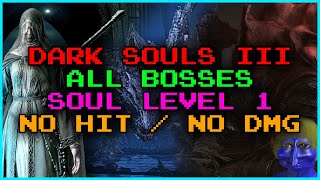 Dark Souls III: SL1 & No Hit / No Damage [All Bosses]