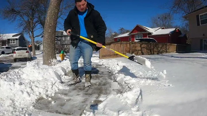Residential snow removal. Make $50-$60 in minutes! How to plow a residential account