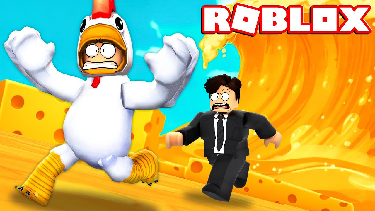 SOPRAVVIVI ALLO TSUNAMI DI FORMAGGIO SU ROBLOX!!