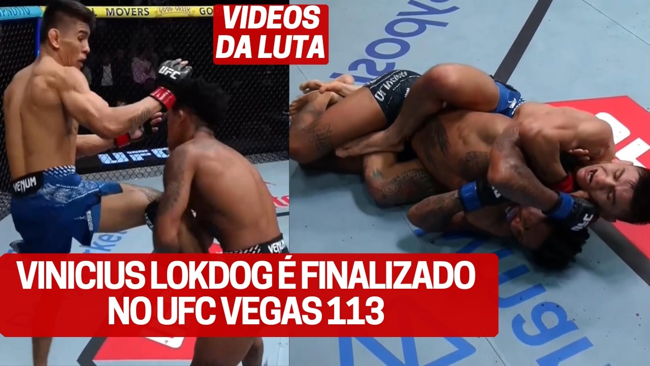 VIDEO LUTA: VINICIUS LOKDOG É FINALIZADO E AMARGA 1ª DERROTA NO UFC