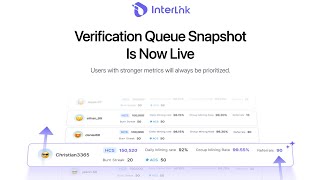 InterLink Verification Queue Update 🔥 | Snapshot System Explained | KYC Priority ఎలా పెంచుకోవాలి?