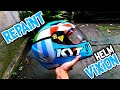 REPAINT Helm Yamaha Vixion Ala KYT Dalla Porta