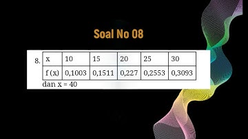 Cara Menghitung Interpolasi Numerik dengan 4 Metode (Forward, Backward, Divide Diff, & Langrange)