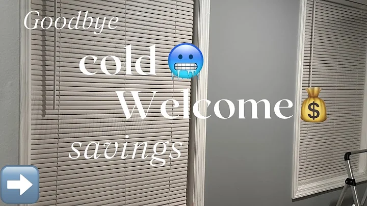 The easiest way to save on your heating bill! | Window insulation kit! 