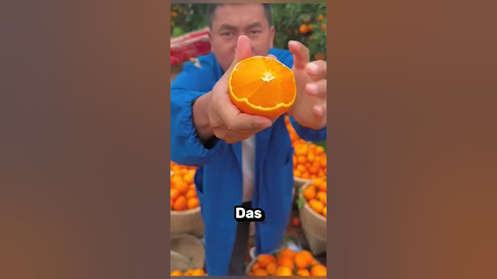 Das größte Geheimnis der Orangen in China 🍊🤫
