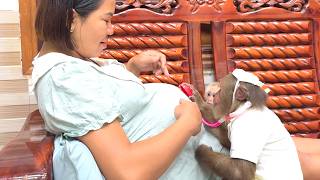 So Sweet! CUTIS Becomes Little Doctor take care for Pregnant Mom