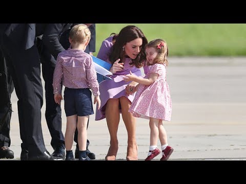 Princess Charlotte throws a tantrum in Germany