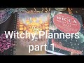 Witchy Planners Pt 1🌛🌝🌜The Flickering Cauldron Moon Diary 2022 ~ Full Review and flip through